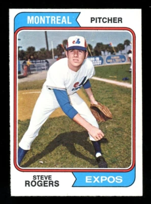 1974 TOPPS OPC O PEE CHEE BASEBALL #169 Steve Rogers Rookie NM Montreal Expos RC Foto 1 de 2