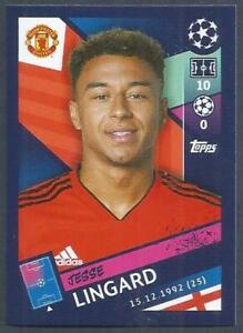  TOPPS CHAMPIONS LEAGUE-2018-19- #188-MANCHESTER UNITED-JESSE LINGARD