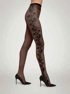 Wolford Flower Tights Black - Picture 1 of 1