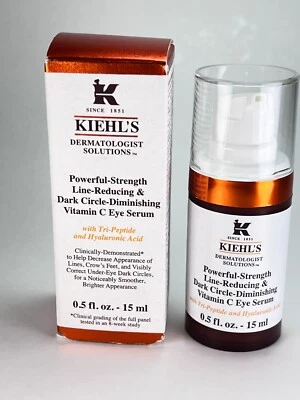 Suero para ojos Kiehls potente-fuerza línea-reductor y ojeras vitamina C 0,5 oz Foto 1 de 2