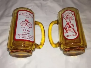 Par de tazas anuales de la Convención de Bomberos del Condado de Lancaster de Pioneer Fire Co 52 - Imagen 1 de 8