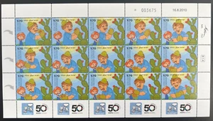 Israel Stamps 2010 Animation 15 Different Stamps Full Sheet M.n.h - Picture 1 of 1
