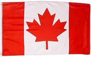 Huge Giant 4 ' x 6 ' High Quality Canadian Flag - Free Canada Shipping - Picture 1 of 1
