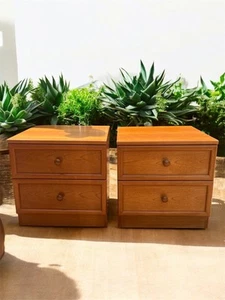 Pair of G-Plan Albany Bedside Drawers | Danish Vintage Mid-Century - Picture 1 of 17