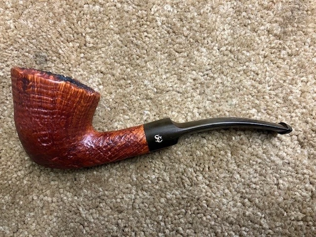 Scandia Freehand Sandblast Finish 763 Pipe Denmark - Image 1 of 3