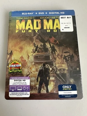 Mad Max: Fury Road (Blu-ray/DVD, 2015) Best Buy Exclusive Steelbook BRAND NEW! - Image 1 of 2