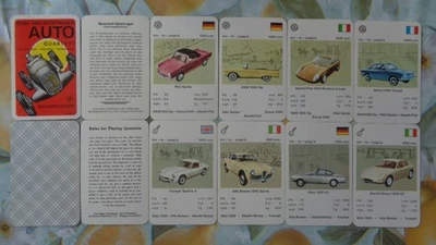 Quartett Auto Renn und Sportwagen Ausgabe 1965 - Bild 1 von 4