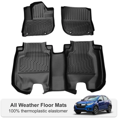 Alfombrillas Fit 2016 2017 2018 2019 2020 2021 2022 Honda HR-V HRV todo tipo de clima OE Foto 1 de 4