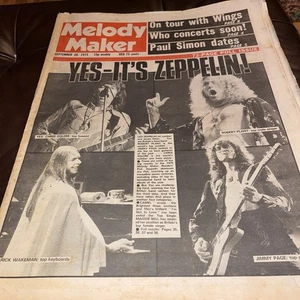 Melody Maker. September 20 1975, McCartney’s Wings, Santana, Yes, Leo Sayer - Bild 1 von 17