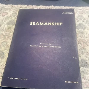1953 Seamanship Book by Bureau of Naval personnel U. S. Navy Gov. Printing Ofc. - Bild 1 von 14
