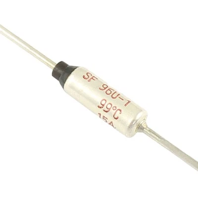 5Pcs NEC SCHOTT Axial Thermal Fuse 99℃ 99 Degree TF Cutoff 15A 250V SF96U-1 99C - Image 1 of 4