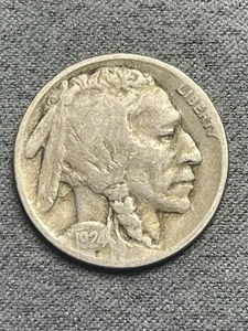 1924-D BUFFALO NICKEL 5C (Semi Key Date) (#199) - Bild 1 von 10