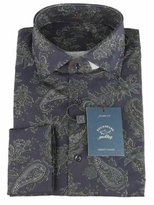 Camisa de vestir para hombre Paul & Shark Yachting manga larga talla 42 16,5" algodón cachemir Foto 1 de 3