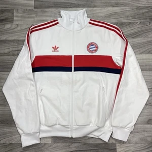 Adidas Originals Bayern Munich Track Jacket Mens L Rare Soccer Vintage - Picture 1 of 9