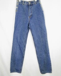 Lawman Western Vintage High Rise Medium Wash Denim Jeans Gr. 3 DAMAGED TAB READ - Bild 1 von 22
