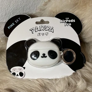 New In Box!  Pink Sky AirPods Pro Case - Generations 1 & 2 - Panda - Picture 1 of 4