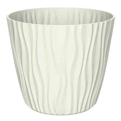 ENGELLAND Blumentopf Mit Bewässerungssystem Pflanztopf Beige Ø 29 cm - Bild 1 von 4