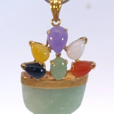 Green Stone 14K Yellow Gold 4.3g (KS1021745) - Image 1 of 4