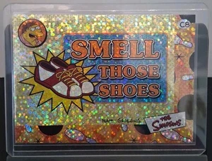 2000 Artbox The Simpsons Collectible Stickers Prism BARNEY #C8 *Rare CHASE Foil* - Picture 1 of 3
