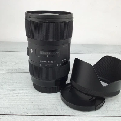 Sigma Art 18-35mm f1.8 DC Lens for Canon EF Used Good - Image 1 of 4