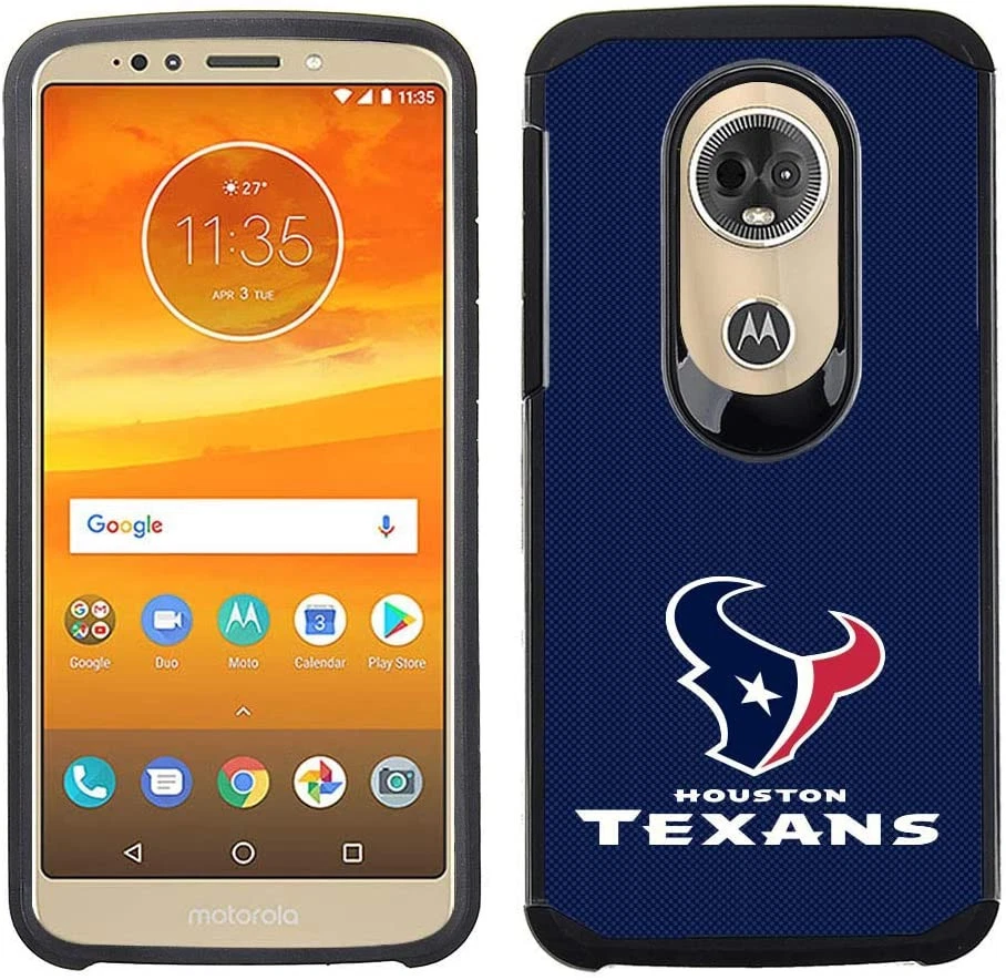Funda texturizada PBG NFL Houston Texans para Motorola Moto E5 Plus/E5 Supra/XT1924 Foto 1 de 1
