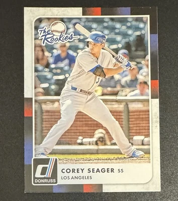 Corey Seager 2016 Donruss The Rookies RC #TR2 - Los Angeles Dodgers - Imagem 1 de 2