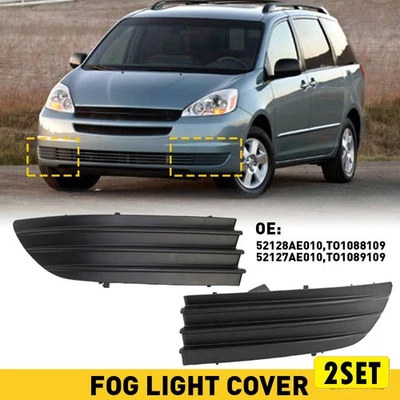 Juego de 2/luces antiniebla para Toyota Sienna 2004-2005 delantero izquierdo y derecho imprimado M Foto 1 de 4