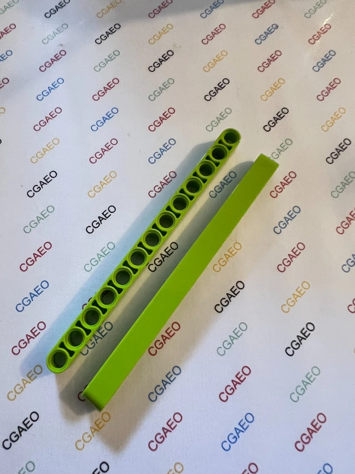 2 X Lego 41239 Technic, Liftarm 1 x 13 Thick - LIME - Photo 1/1