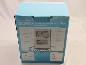 Acu-rite Professional Weather Station Wind Sensor Atomic Clock - Picture 1 of 8