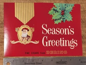 ADVERTISING Label Cigar Inner Bering Seasons Greetings - Picture 1 of 1