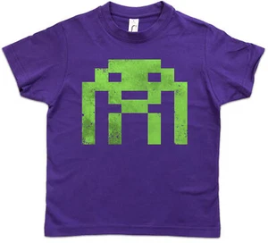 ALIEN INVADER THE BIG BANG THEORY Kids Boys T-Shirt Sheldon Space Bazinga Cooper - Picture 1 of 1