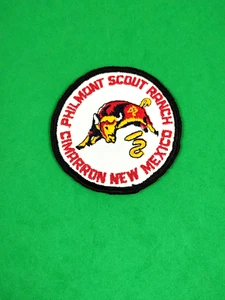 Boy Scouts of America BSA Philmont Scout Ranch Cimarron toppa Nuovo Messico vintage - Foto 1 di 4