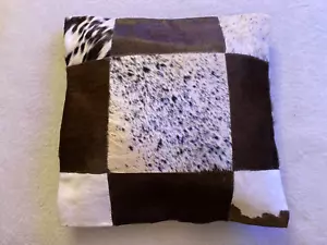 Cowhide Pillow Cushion Cover 16" x 16" - New & Beautiful - Item 11272 - Picture 1 of 2