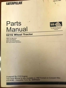 CAT 621G Wheel Tractor Parts Manual - Picture 1 of 1