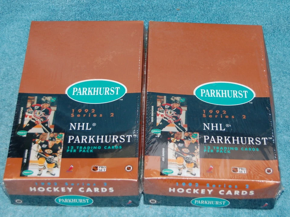 1991-92 Parkhurst NHL Hockey Cards Series 1 Factory Box. 3 Boxes