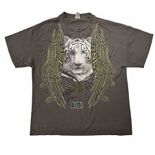 Vintage Animal Planet T Shirt Size XL White Tiger Graphic Print Y2K Delta Pro