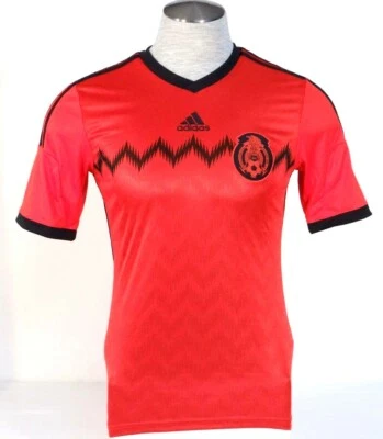 Adidas ClimaCool Mexico 2014 World Cup Red Short Sleeve Football Jersey Men's - Image 1 of 4