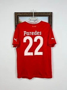 Camiseta de fútbol local Chile 2012 Fútbol #22 Paredes Puma Camiseta Nacional Talla L - Imagen 1 de 20