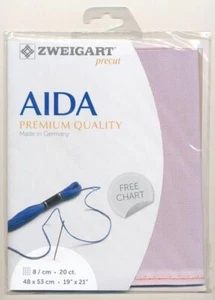 Zweigart Precut Aida Extra Fine 3326, 20Ct/8St 48x53cm Purple - Picture 1 of 1