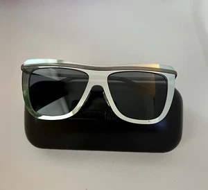 MCQ by Alexander McQueen Gray metallic silver frame sunglasses - Picture 1 of 10