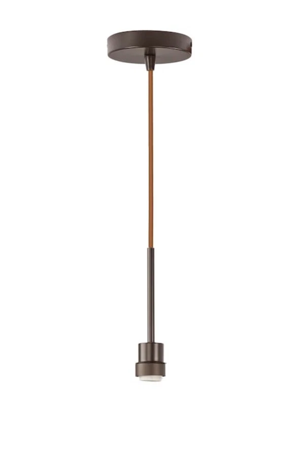 Portfolio 1-Light Bronze Mini Pendant Light Fixture CPC1OSB (No Shade)