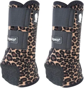 Classic Equine Legacy2 Front Support Boots, Cheetah, Medium - Picture 1 of 1