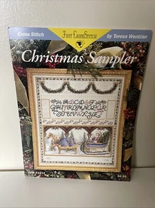 Teresa Wentzler Cross Stitch- Christmas Sampler Chart pattern 1995 - Picture 1 of 5