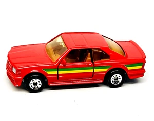 Matchbox International 43 Mercedes Benz 500SEC rojo, raro "BP" rayas tampo como nuevo - Imagen 1 de 3