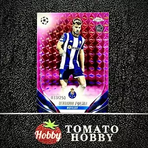 TOPPS CROMO UEFA 2023-24 BERNARDO FOLHA RC/250 Rosa Geométrico REFRACTOR PORTO - Imagen 1 de 2