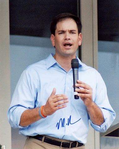 RNC Candidate MARCO RUBIO Signed Photo Cover
