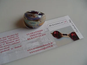 Murano Glass Ring Original Jewellery Unique Handmade Colourful Art Ø - Picture 1 of 7