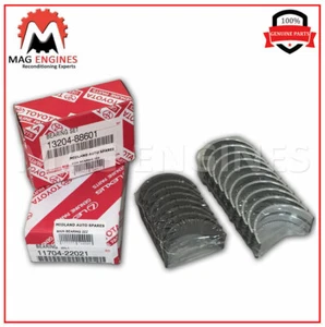 11704-22021 & 13204-88601 GENUINE OEM MAIN & CON ROD BEARING 0.25 SET 2ZZ-GE - Picture 1 of 1