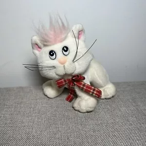 Xmas Kennel Kittee Baby Kätzchen Tara Toys Weihnachten Vintage Plüsch - Bild 1 von 3