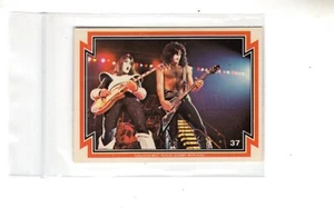 KISS COLLECTOR CARD PUZZLE PIECE #37 1978 DONRUSS AND AUCOIN MGT - Picture 1 of 2